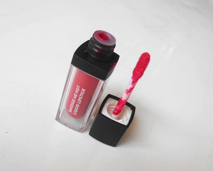 Sugar Cosmetics Rethink Pink Smudge Me Not Liquid Lipstick open