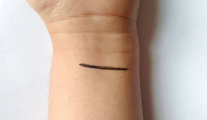 Tony Moly Inked Cushion Gel Liner swatch on hand