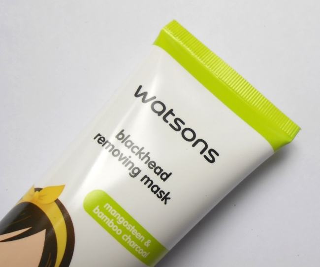 Watsons Mangosteen and Bamboo Charcoal Blackhead Removing Mask Review2