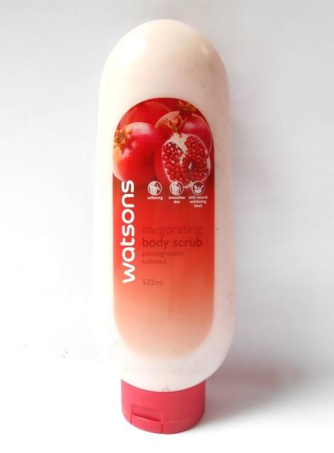 Watsons Pomegranate Scented Invigorating Body Scrub Review