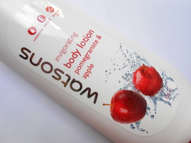 Watsons Pomegranate and Apple Invigorating Body Lotion Review1