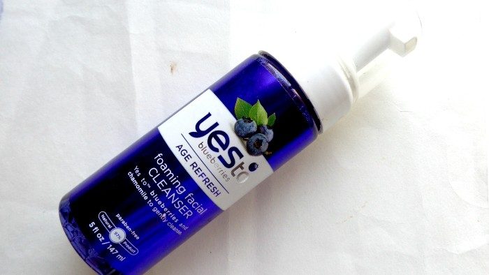 Yes To Blueberries Age Refresh Foaming Facial Cleanser Review