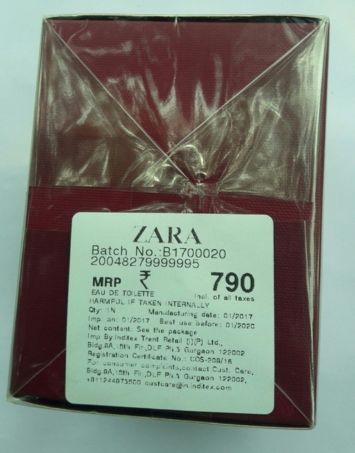 Zara Red Vanilla Eau De Toilette price