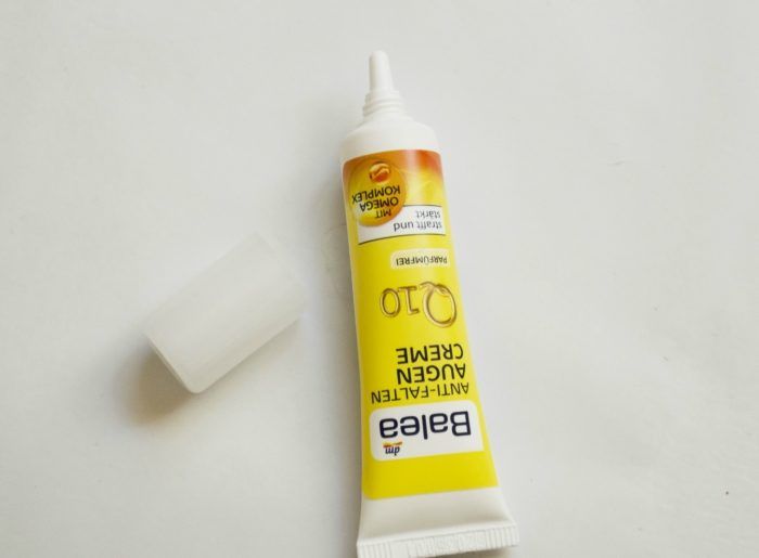 Balea Q10 Anti-Wrinkle Eye Cream Tube Packaging