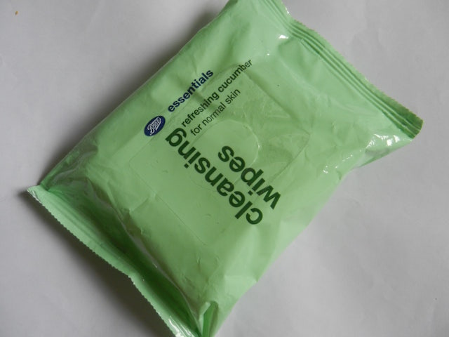Boots Essentials Cucumber Cleansing Wipes Review