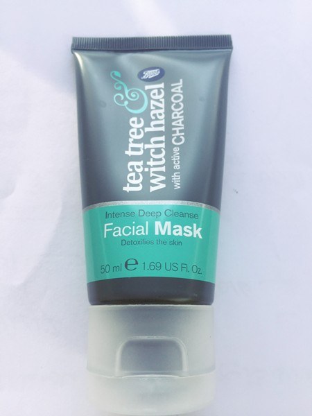 Boots Tea Tree and Witch Hazel Charcoal Face Mask Review4