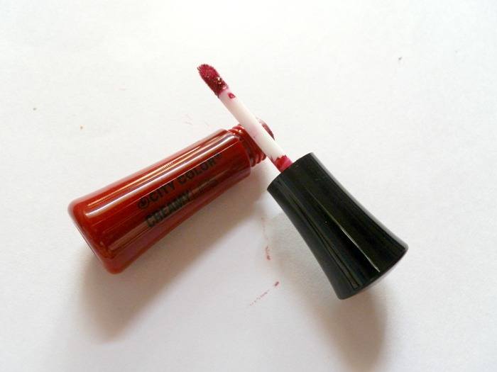 City Color Sweet Sangria Creamy Lips Review1