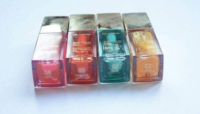 Clarins Instant Light Lip Comfort Oil Mint Shade Names