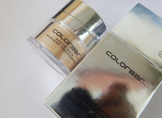 Colorbar Amino Skin Radiant Foundation outer packaging