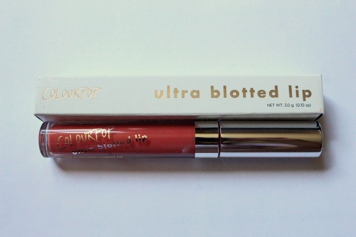 ColourPop Ultra Blotted Lip Double Scoop Review