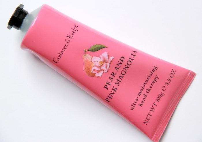 Crabtree and Evelyn Hand Therapy Pear and Pink Magnolia Review