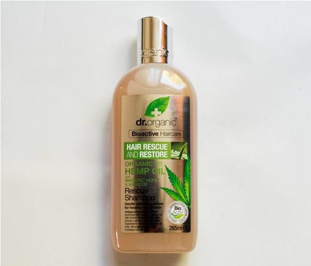 Dr. Organic Hair Rescue and Restore Organic Hemp Oil Rescue Shampoo Review