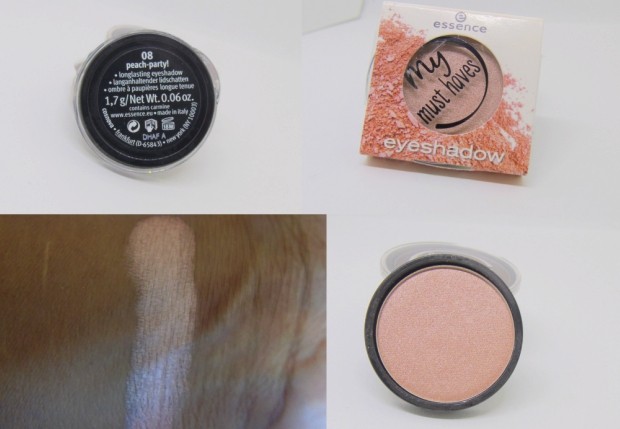Essence My Must Haves Eyeshadow Peach Party Swatch