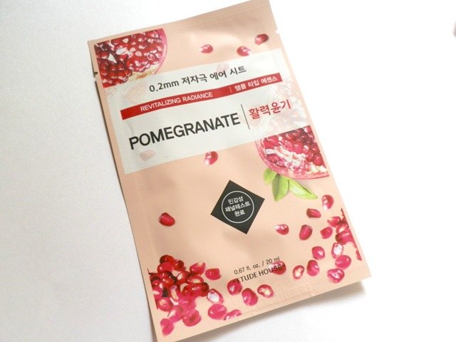 Etude House Therapy Air Mask Pomegranate Review1