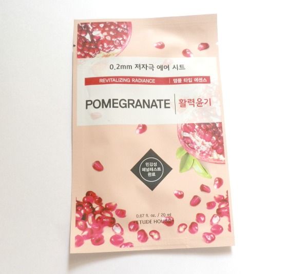Etude House Therapy Air Mask Pomegranate Review2