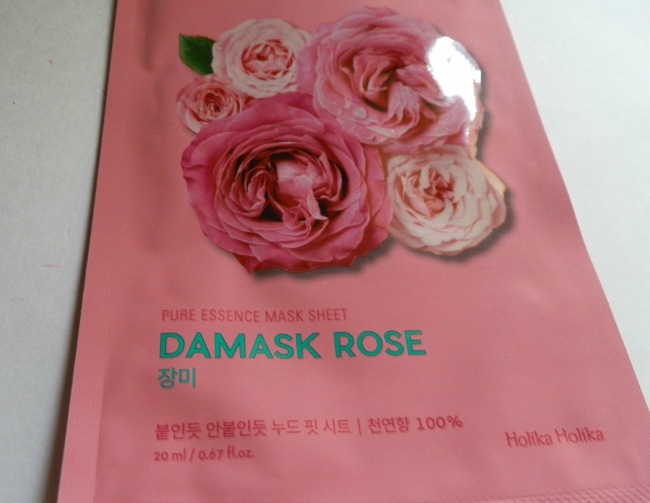 Front Center Rose Pure Essence Mask Sheet