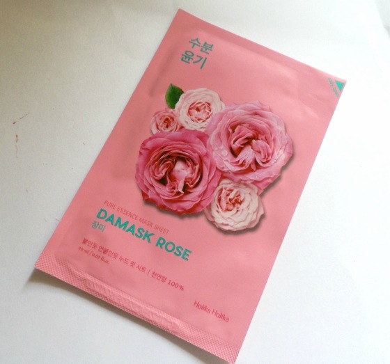 Front Right Rose Pure Essence Mask Sheet