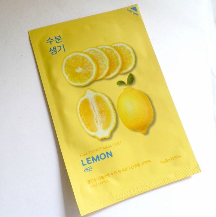 Holika Holika Pure Essence Mask Sheet Lemon Review
