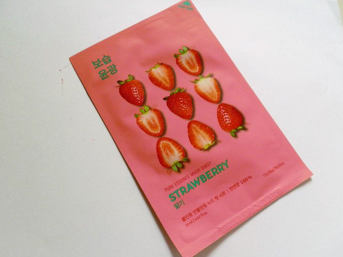 Holika Holika Pure Essence Sheet Mask Strawberry front