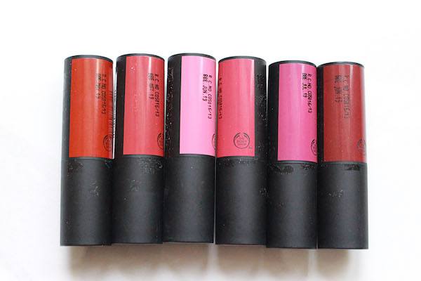 the body shop india matte lipstick colors