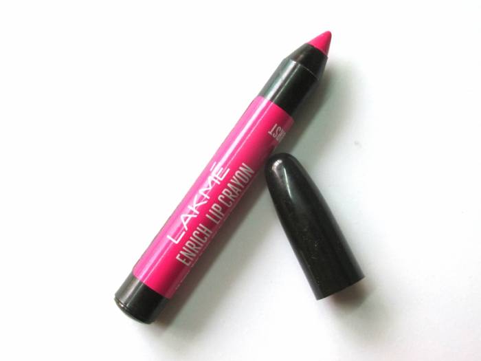Lakme Enrich Lip Crayon Pink Burst Review