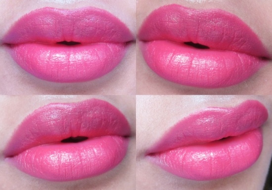 Lakme Enrich Lip Crayon Shocking Pink Lip Swatch
