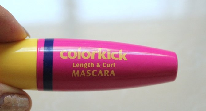 Lotus Colorkick Length and Curl Mascara Royal Blue packaging
