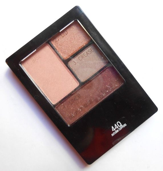 Maybelline Expert Wear Eyeshadow Quad Autumn Coppers Review1
