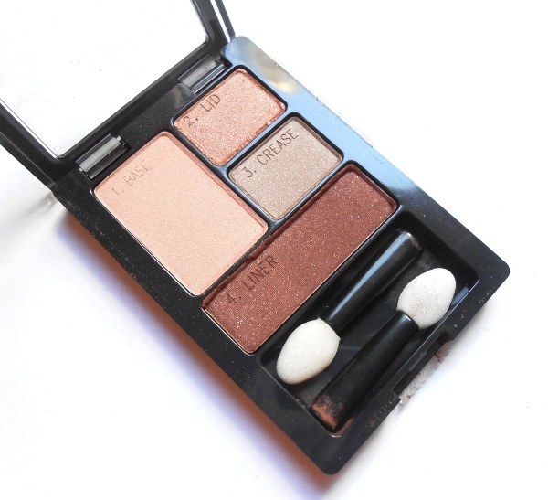 Maybelline Expert Wear Eyeshadow Quad Autumn Coppers Review3