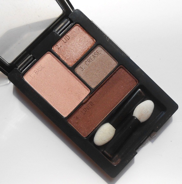 Maybelline Expert Wear Eyeshadow Quad Autumn Coppers Review8