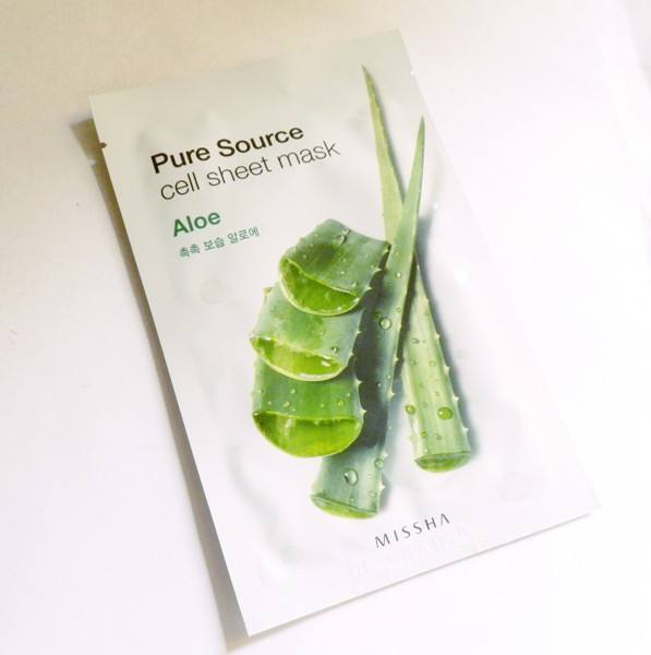 Missha Pure Source Aloe Cell Sheet Mask Review1
