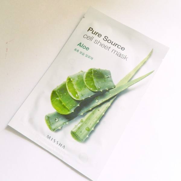 Missha Pure Source Aloe Cell Sheet Mask Review2