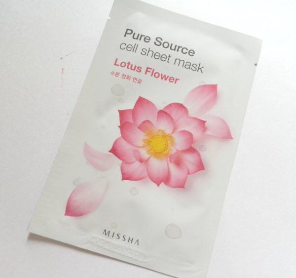 Missha Pure Source Lotus Cell Sheet Mask Review1