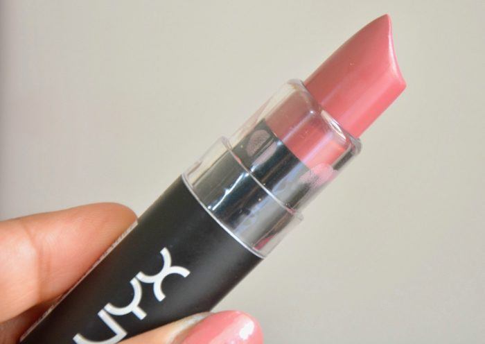 NYX Matte Lipstick Whipped Caviar Review