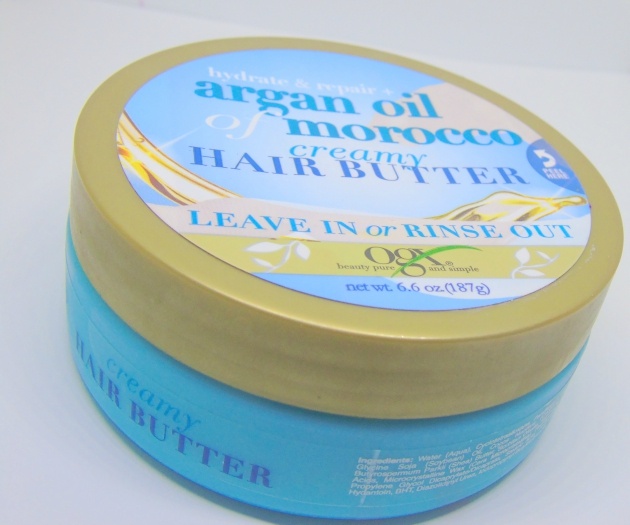 OGX Argan Oil of Morocco Extra Strength Creamy Hair Butter Review Packaging