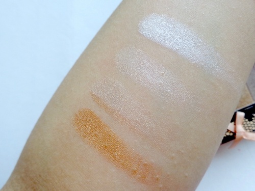 Physicians Formula Shimmer Strips Custom Eye Enhancing Shadow and Liner Warm Nude Review Hand Swatch one
