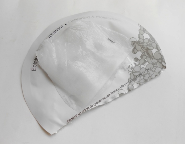 Sephora Collection Lightening and Moisturizing Job's Tears Invisilk Mask folded