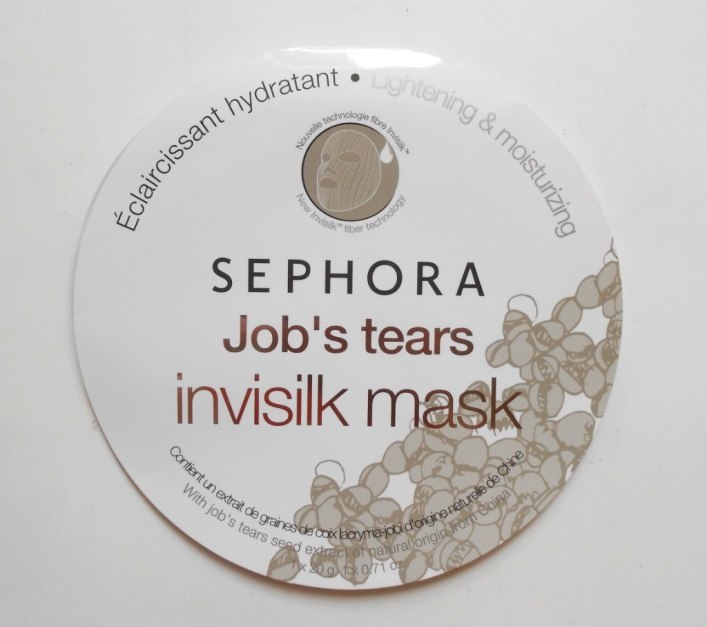 Sephora Collection Lightening and Moisturizing Job's Tears Invisilk Mask full