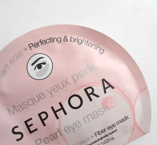 Sephora Collection Perfecting and Brightening Eye Mask Pearl Front