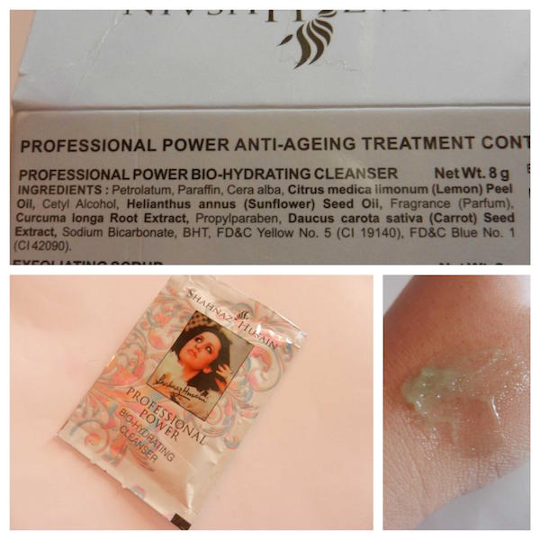 Shahnaz Husain Professional Power Anti-Ageing Treatment 7 Step Facial Kit cleanser