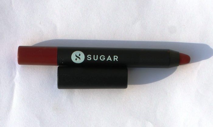Sugar Cosmetics Matte As Hell Crayon Lipstick 08 Jackie Brown