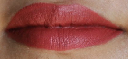 Sugar Cosmetics Matte As Hell Crayon Lipstick 08 Jackie Brown Lip Swatch