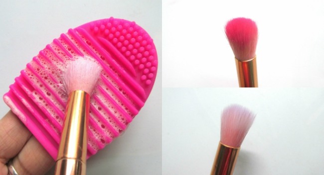 The Body Shop Brush Cleaner Fingers Review Cleaning brushes