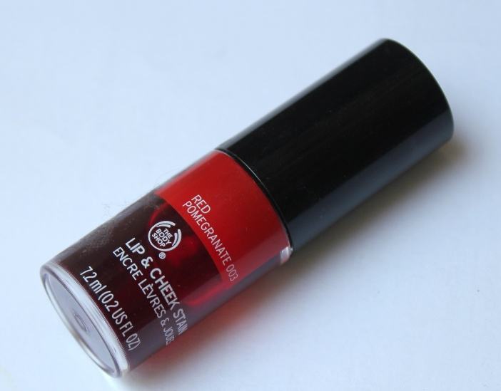 The Body Shop Lip and Cheek Stain Red Pomegranate