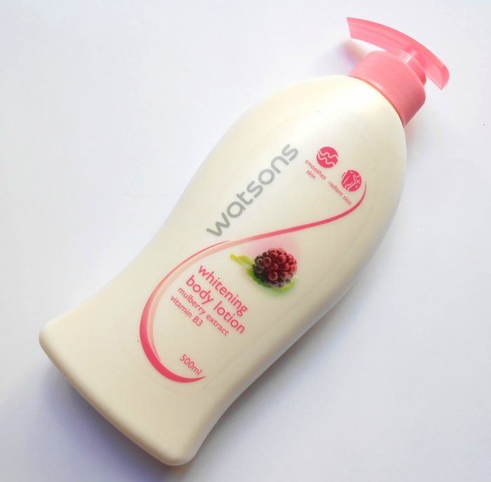 Watsons Whitening Body Lotion Mulberry Extract and Vitamin B3 Review