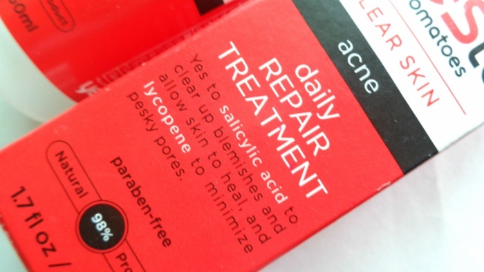 Yes to Tomatoes Daily Repair Treatment Review Close up
