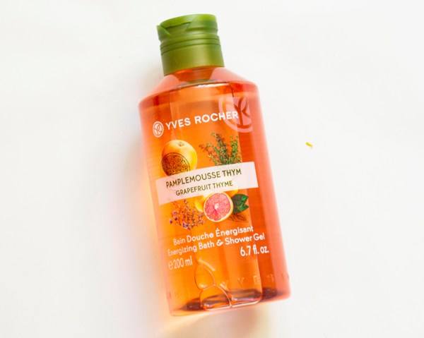 Yves Rocher Energizing Bath and Shower Gel Grapefruit and Thyme Review