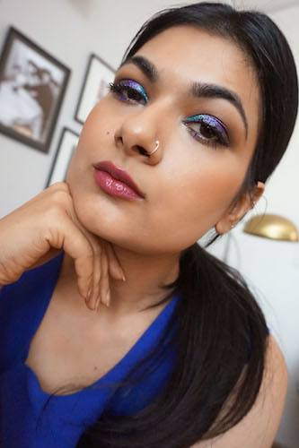 priyanka chopra blue eye makeup