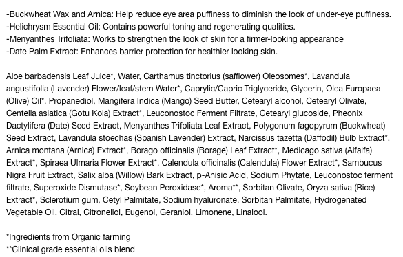 tata harper eye cream ingredients