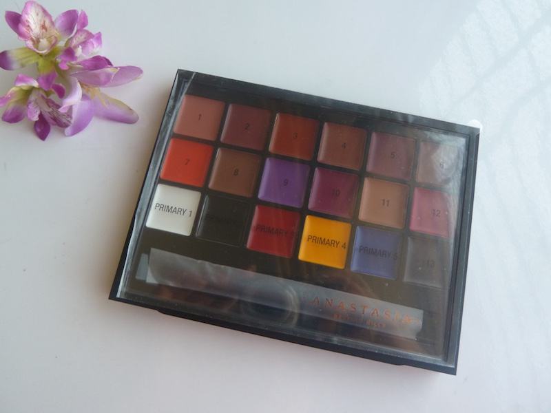 Anastasia Beverly Hills Lip Palette with numbers listed on top
